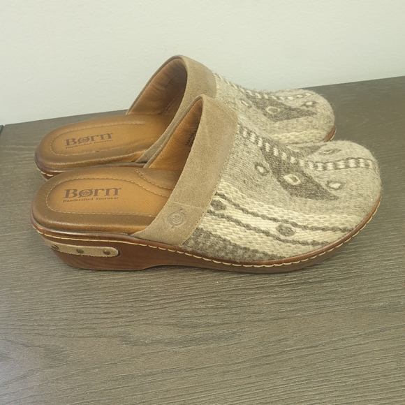 Women leather clogs Born sz 8 - Picture 6 of 8